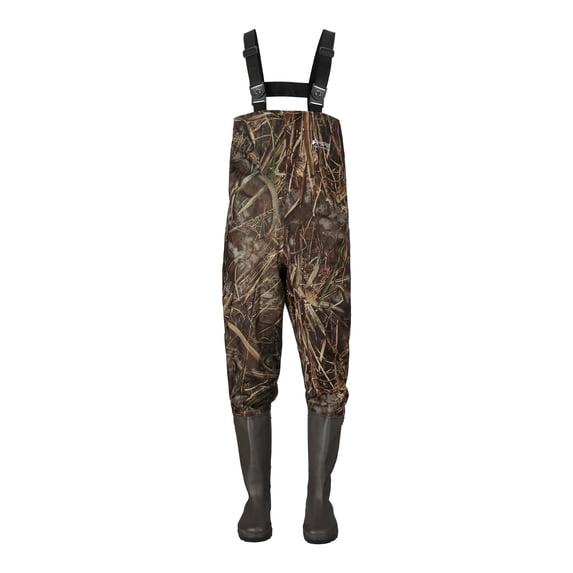 frogg toggs Men's Rana II PVC Lug Chest Waders Realtree Max-7 12 Regular