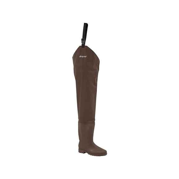 Frogg Toggs Men's Rana PVC Lug Sole Hip Wader | Brown | Size 13