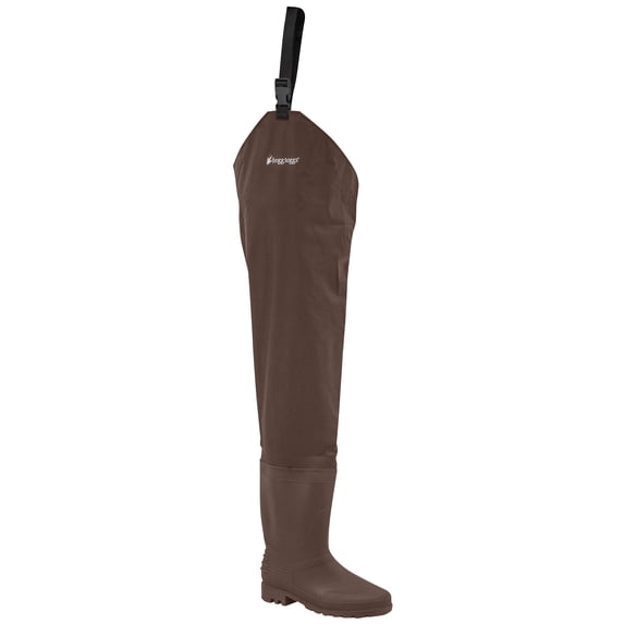 Frogg Toggs Men's Rana PVC Lug Sole Hip Wader | Brown | Size 6
