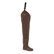 Frogg Toggs Rana PVC Lug Sole Hip Wader for Men, Waterproof Fishing Gear, Brown, Size 9