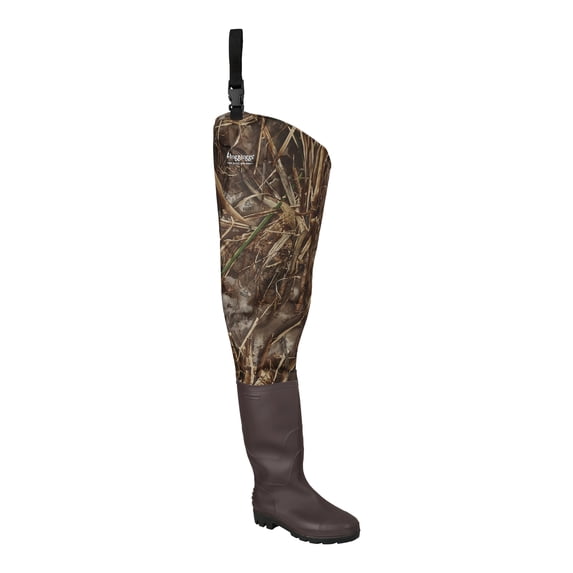 frogg toggs Rana II PVC Lug Sole Hip Waders Realtree Max-7 10 Regular