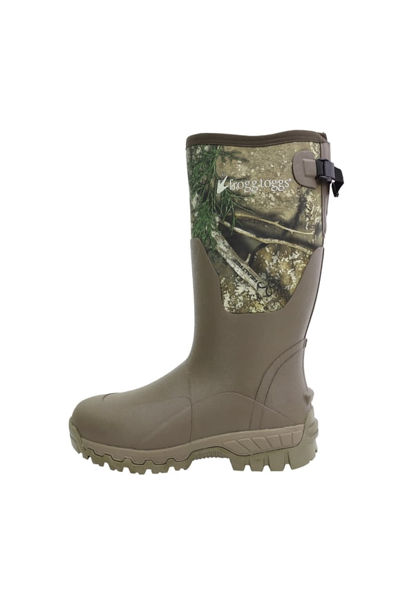 Ridge Buster 7mm Knee Waterproof Boots for Men, Cushioned Hunting Shoes with Removable Insoles, Realtree APX, Size 12