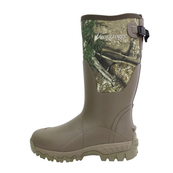 frogg toggs Men's Ridge Buster 16" Waterproof 7mm Rubber Boots Realtree APX 13D (Medium)