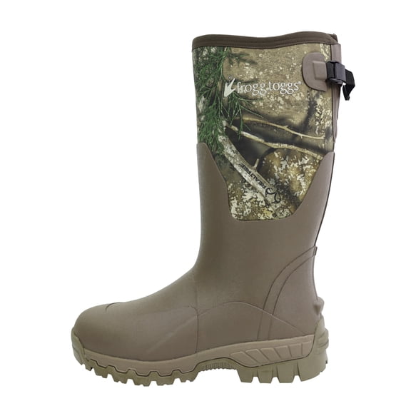 Frogg Toggs Ridge Buster 7mm Knee Waterproof Boots for Men, Cushioned Hunting Shoes with Removable Insoles, Realtree APX, Size 7