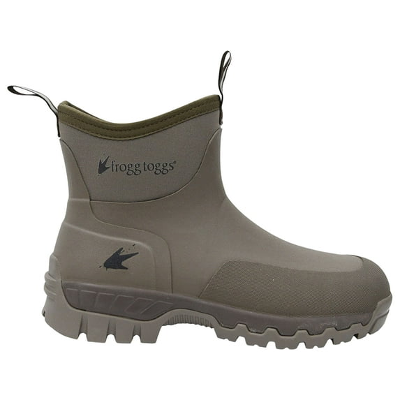 Frogg Toggs Men's Ridge Buster Ankle 7.5" Waterproof Rubber Boots Neoprene Brown 10 D