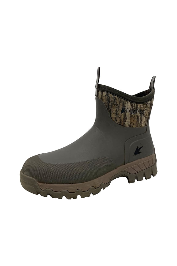 Men's Ridge Buster Ankle 7.5" Waterproof Rubber Boots Neoprene Mossy Oak Bottomland 10 D