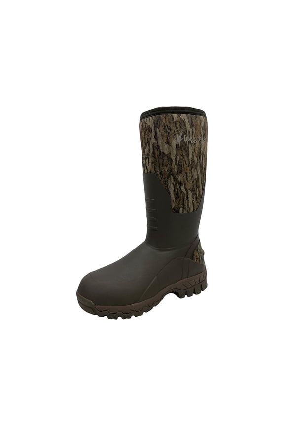 Men's Ridge Buster 16" Waterproof 600 Gram Insulated Rubber Boots Neoprene Mossy Oak Bottomland 10 D