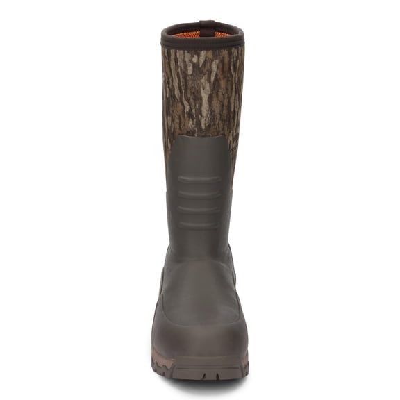 Frogg Toggs Ridge Buster 16” Waterproof Boots for Men, 600g Insulated Neoprene Rubber Boots, Mossy Oak Bottomland, Mossy Oak Bottomland, Size 7