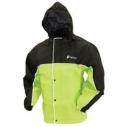 Frogg Toggs Men's Road Toad Reflective Jacket | Lime / Black with Frogg Eyzz | Size XL
