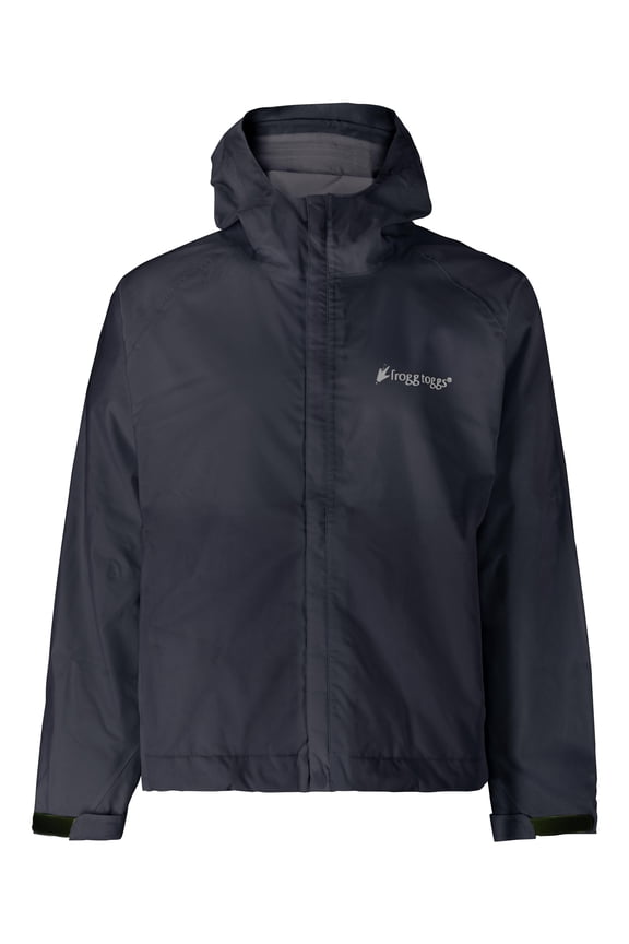 StormWatch Jacket, Waterproof Jacket for Men with Adjustable Hood, Black, 2X