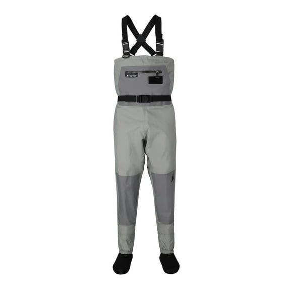 Frogg Toggs Men's Stout Hellbender PRO SF Chest Wader | Gray | Size MDS