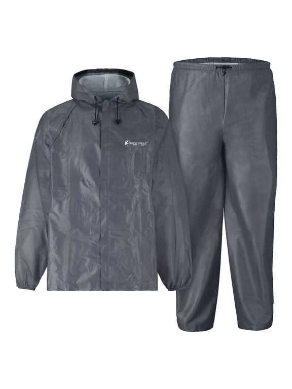 Ultra-Lite2 Rain Suit for Men, Lightweight Waterproof Pants and Jacket, Carbon Black, Extra Large