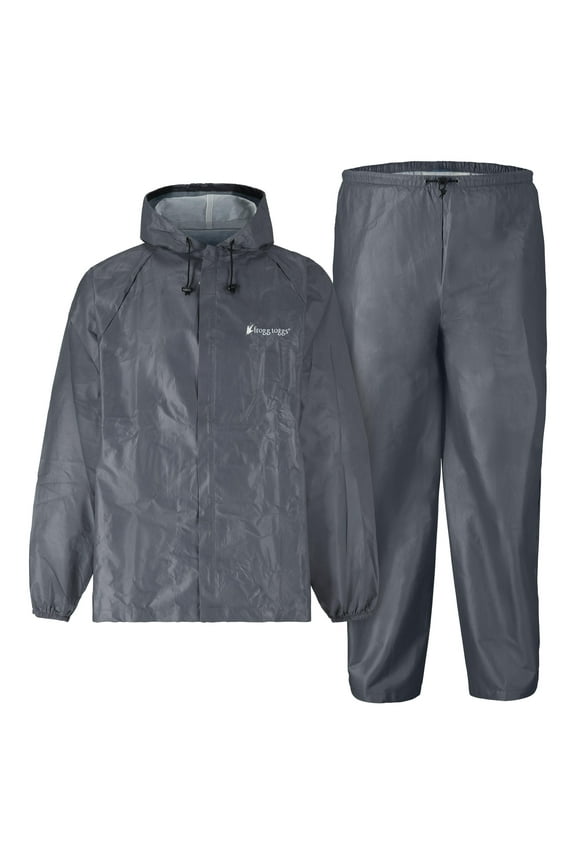 Ultra-Lite2 Rain Suit for Men, Lightweight Waterproof Pants and Jacket, Carbon Black, Extra Large