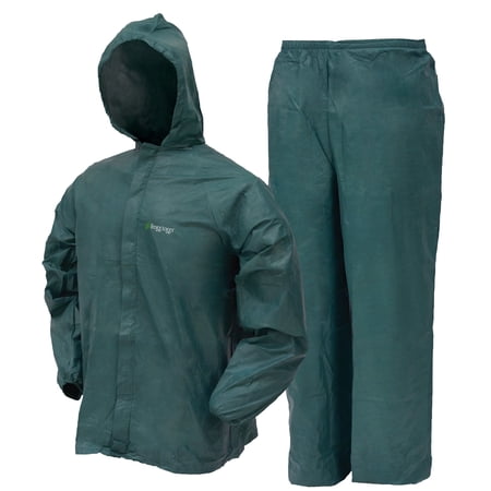 Frogg Toggs Men's Ultra-Lite2 "Short" Rain Suit | Green | Size MD