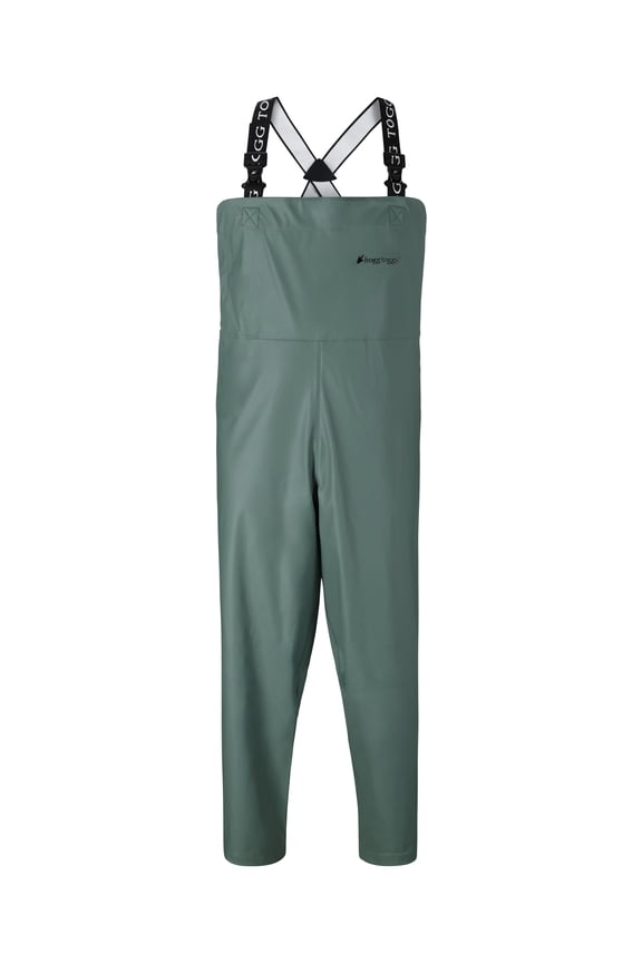 Men's Waypoint Angler Waterproof Fishing Bibs, 4-Way Stretch Fishing Gear, Green, 2XL