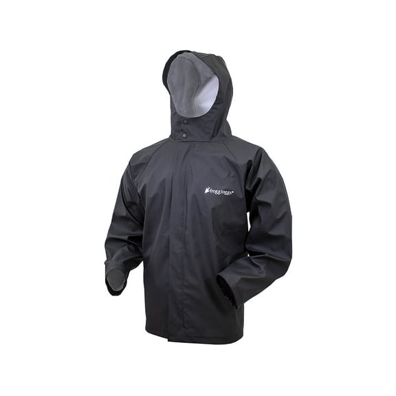 Frogg Toggs Men's Waypoint Angler Rain Jacket Black Large