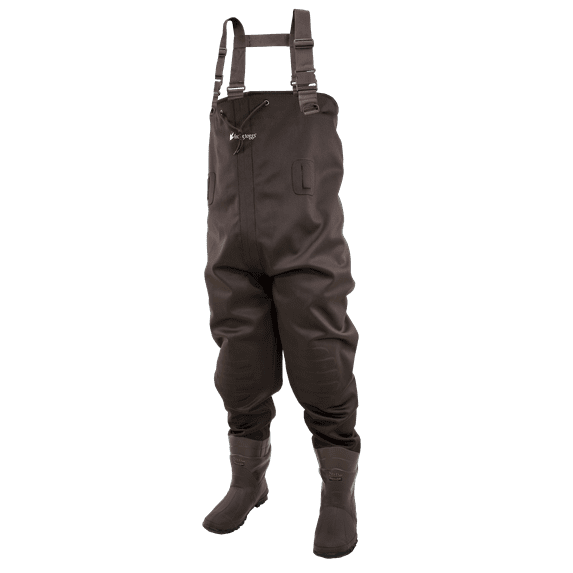 Frogg Toggs Mens Brown Cascade Elite Bootfoot Lug Sole Chest Waders
