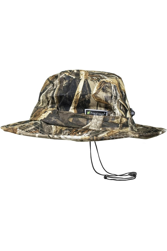 Mens Waterproof Bucket Hat Mossy Oak Bottomland