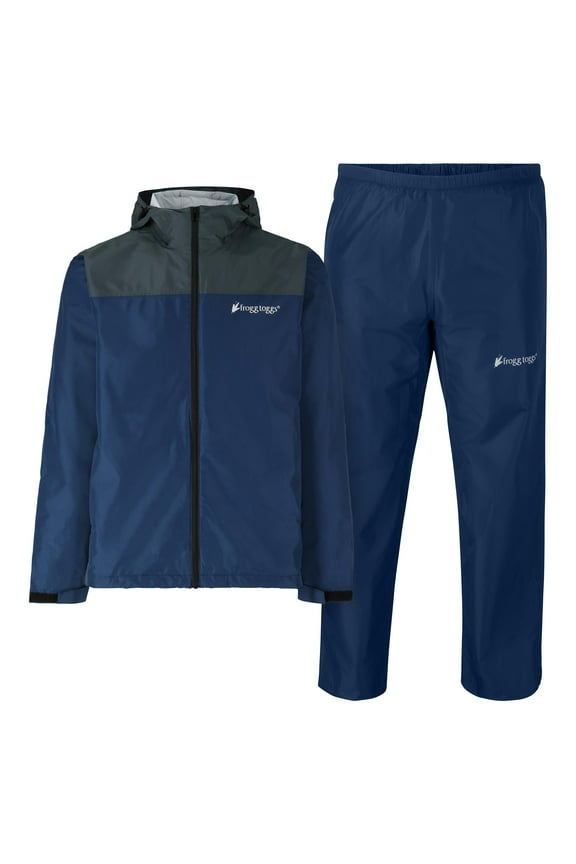 Men's Vapor Rain Suit, Blue/Gray, Size XL/2X