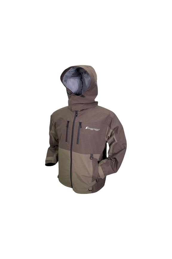 Men's Pilot Guide II Rain Jacket Stone and Taupe Large