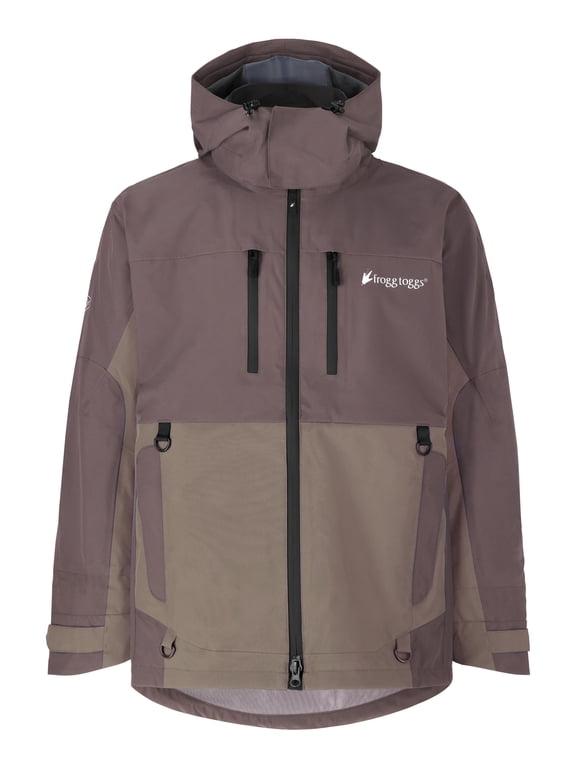 Men's Pilot Guide II Rain Jacket Stone and Taupe Medium