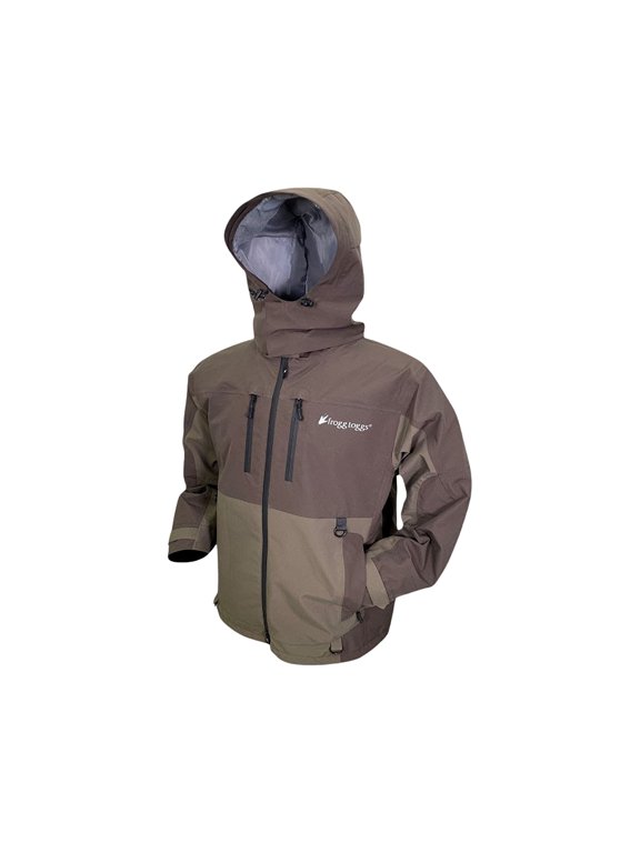 Men's Pilot Guide II Rain Jacket Stone and Taupe XL