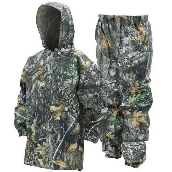 Frogg Toggs Polly Woggs Youth Rain Suit | Realtree Edge | Size SM