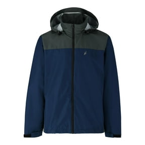 Frogg Toggs River Toadz Rain Jacket with Set-In Sleeves, Waterproof Rain Gear for Men, Blue/Slate, Size XL/2X