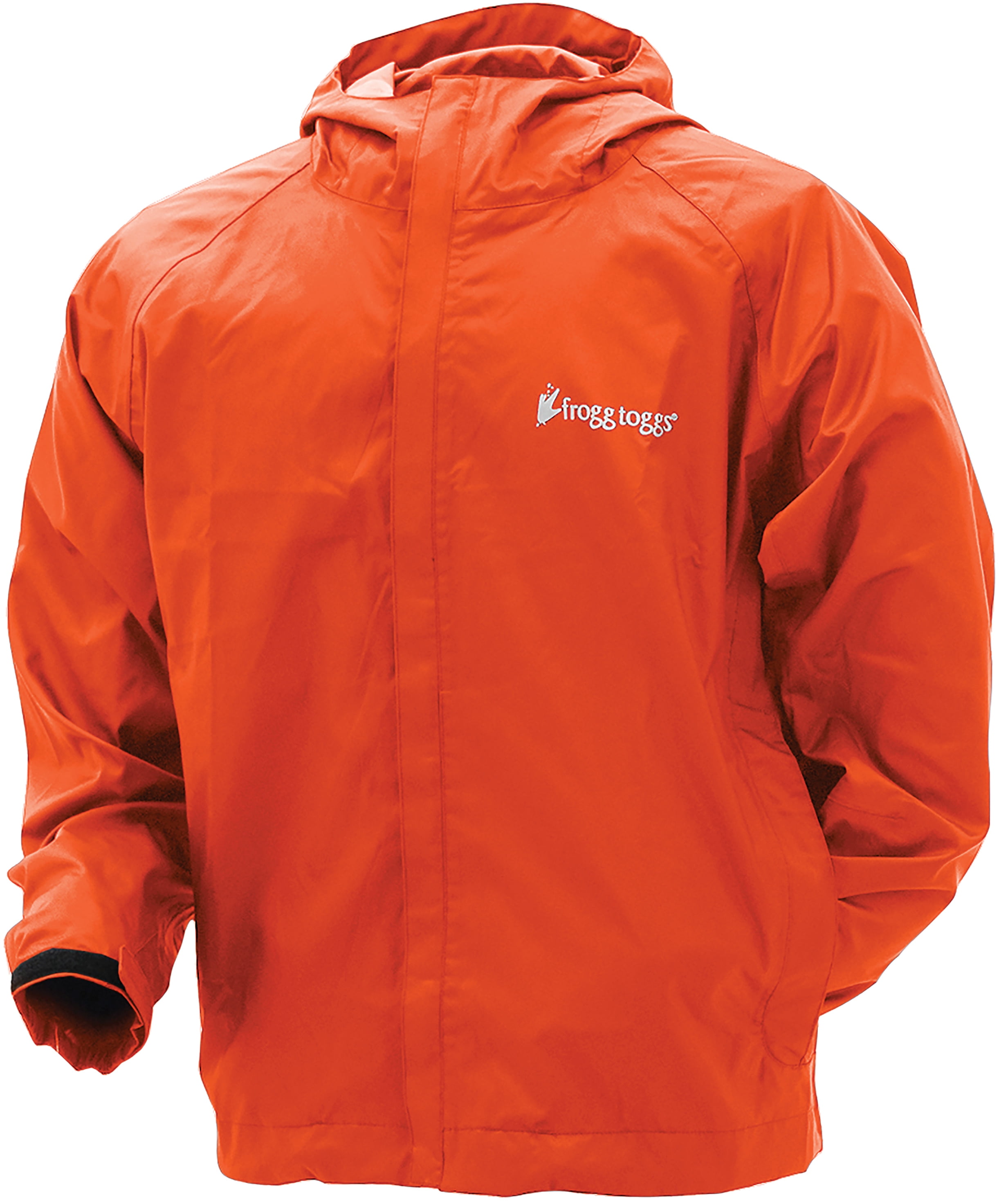 Frogg Toggs Stormwatch Waterpoof Rain Jacket, Orange, Size Large
