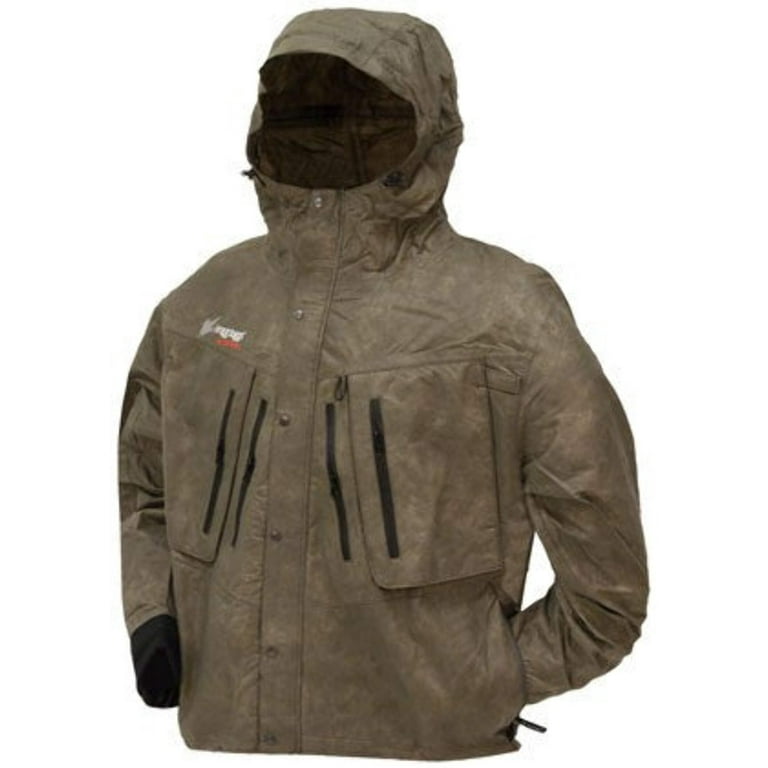 Frogg Toggs Tekk Toad Breathable Wading Jacket with Set in Sleeves Men s