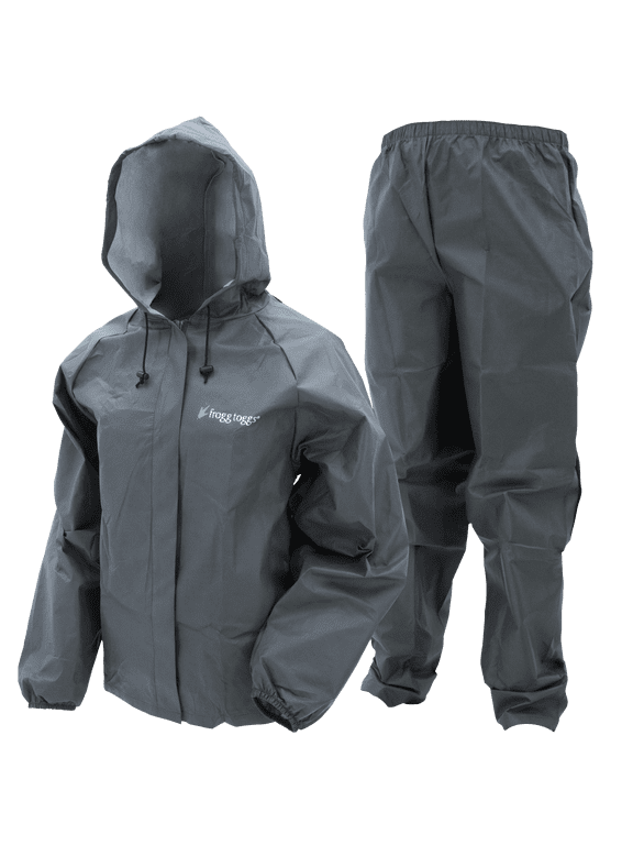 Ultra-Lite2 Rain Suit for Young Boys and Girls, Lightweight Waterproof Pants and Jacket, Carbon Black, Small/Medium