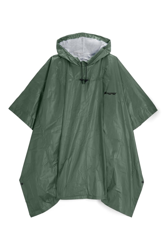 Ultra-Lite2 OD Green Rain Poncho, One Size