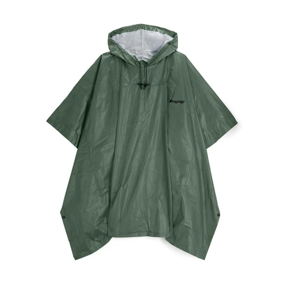 Frogg Toggs Ultra-Lite2 OD Green Rain Poncho, One Size