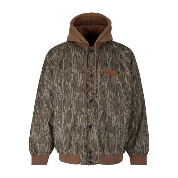 Frogg Toggs Vintage Jacket for Men, Wind-Resistant Quilted Jacket with Hood, MO Bottomland, Size 3X