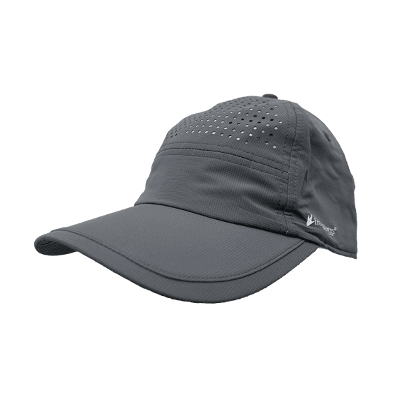 Frogg Toggs Women's Chilly Pro Performance Cooling Ponytail Baseball Cap with UPF 50+ Sun Protection, Light Gray