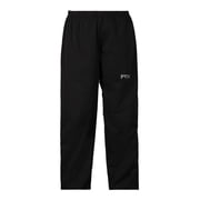 Frogg Toggs Womens FTX Lite Rain Pants, 10,000 MVTR Breathable Waterproof Pants with Elastic Waist Drawstring, Black, Extra Large