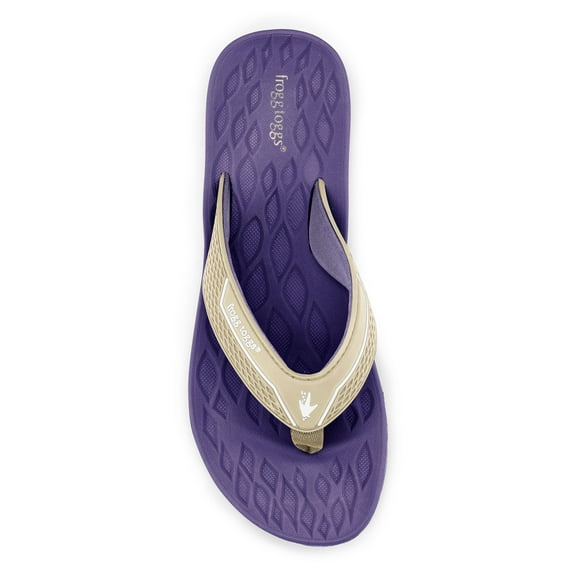 Frogg Toggs Women's Flipped Out 2.0 Flip Flops | Beige | Size 9