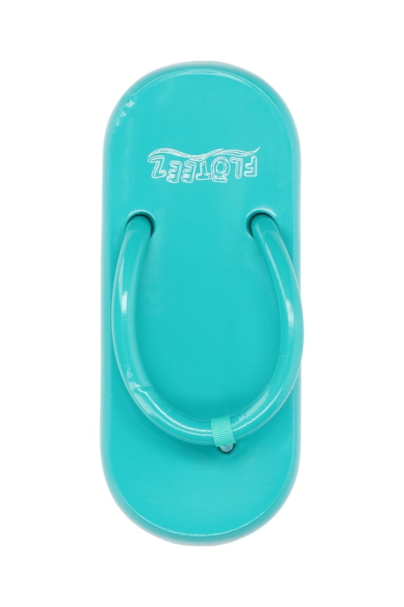 Floteez Slippers for Women, Flip Flops Sandals with Buoyancy Foam Footbed, Turquoise, Size 8
