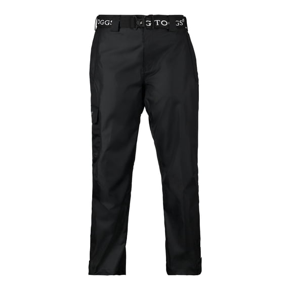 Frogg Toggs StormWatch Waterproof Rain Pants, Zip-to-Knee 420D Nylon Women’s Pants, Black, 2X