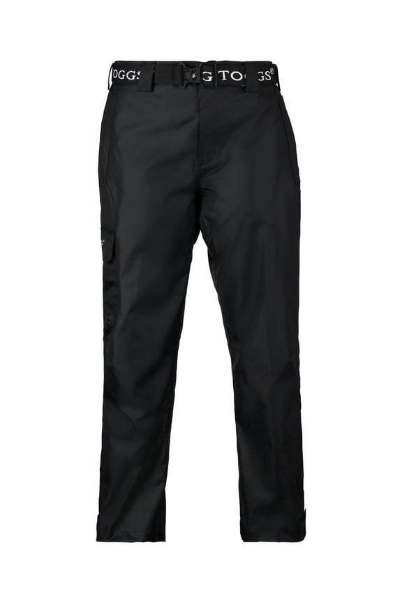 StormWatch Waterproof Rain Pants, Zip-to-Knee 420D Nylon Women’s Pants, Black, Small