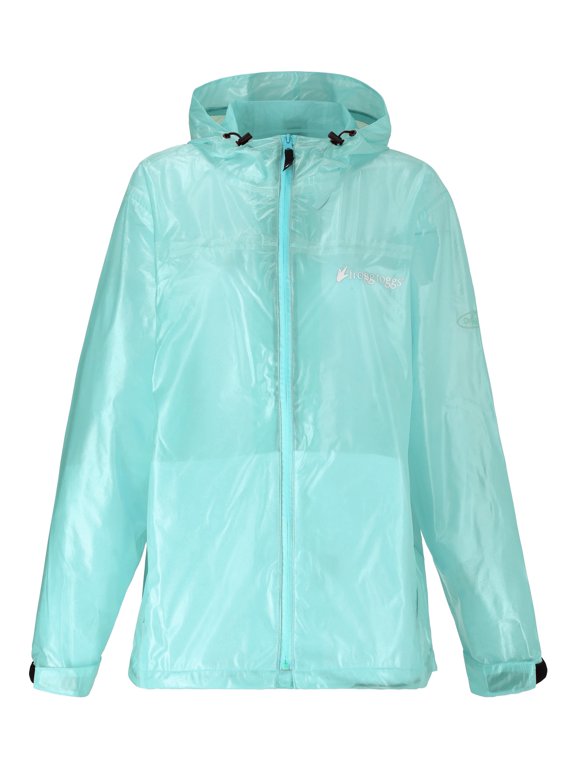 Xtreme Lite Hoodies for Women, Waterproof Jacket with Adjustable Hood, Seafoam, 2XL