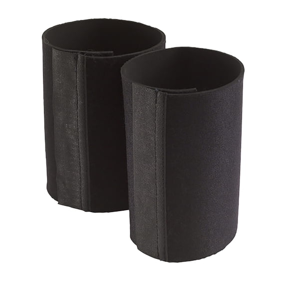 Frogg Toggs Wrap-Around Gravel Guards, Adjustable Neoprene Shoe Covers for Booties and Wader Boots, Black