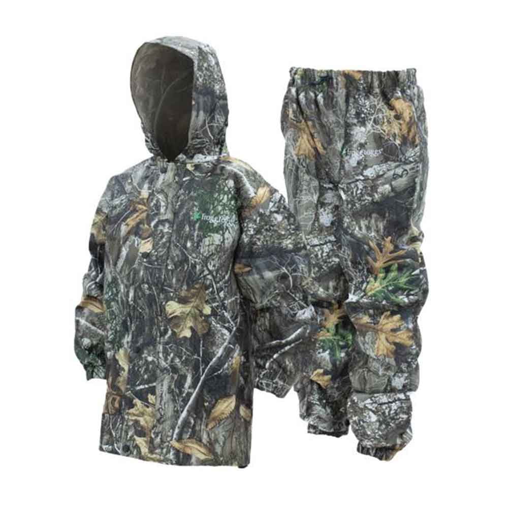 Frogg Toggs Youth Camo Polly Woggs Rain Suit