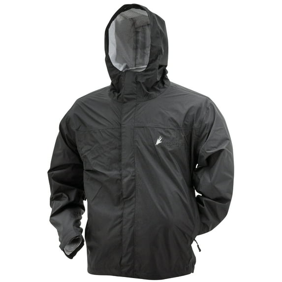 Frogg Toggs Youth Java 2.5 Waterproof Rain Jacket - Small, Black