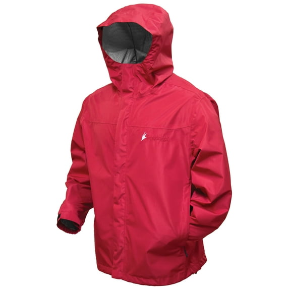 Frogg Toggs Youth Java 2.5 Waterproof Rain Jacket - Small, Redzilla Red