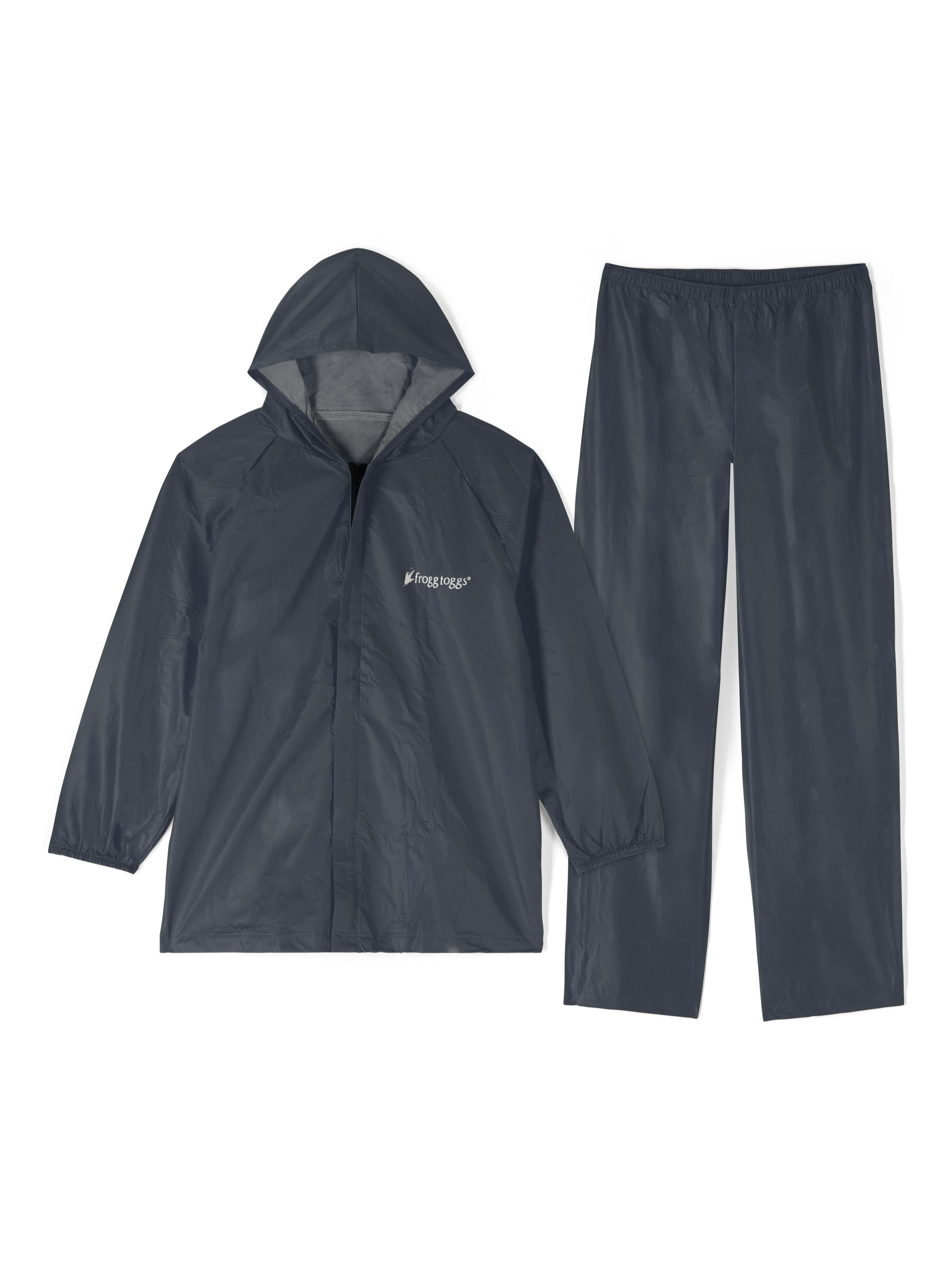 frogg toggs, Frogg Toggs Ultra-Lite2 Youth Rain Suit, L, Gray