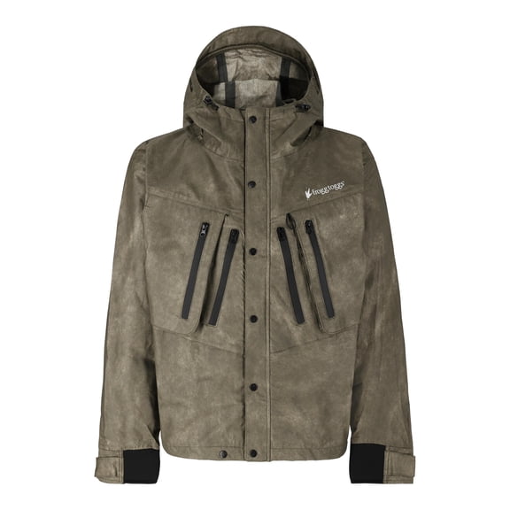 Frogg Toggs Tekk Toad Breathable Wading Jacket for Men, Adjustable Fishing Gear, Stone, Medium