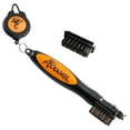 thumbnail image 1 of Frogger Golf BrushPro Retractable Dual-Bristle Club Brush/Groove Cleaner (Orange), 1 of 7