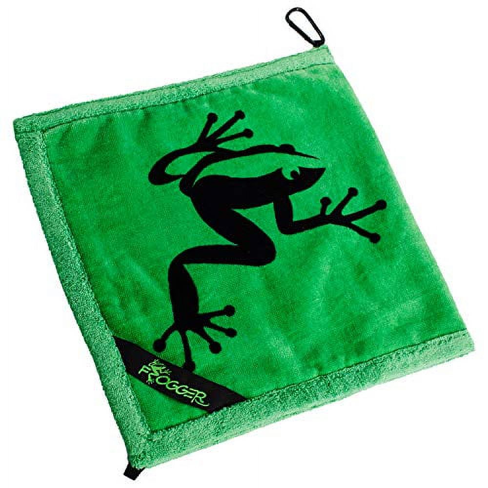 Frogger Golf Wet and Dry Amphibian Towel (Green)
