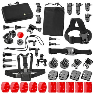 Navitech 8-in-1 Action Camera Accessories Kit – Compatible With Apexcam & Similar Action Cameras